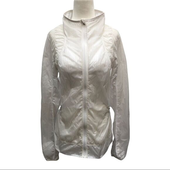 lululemon Shear Layered Jacket with Lace Underlay EUC - Picture 2 of 13